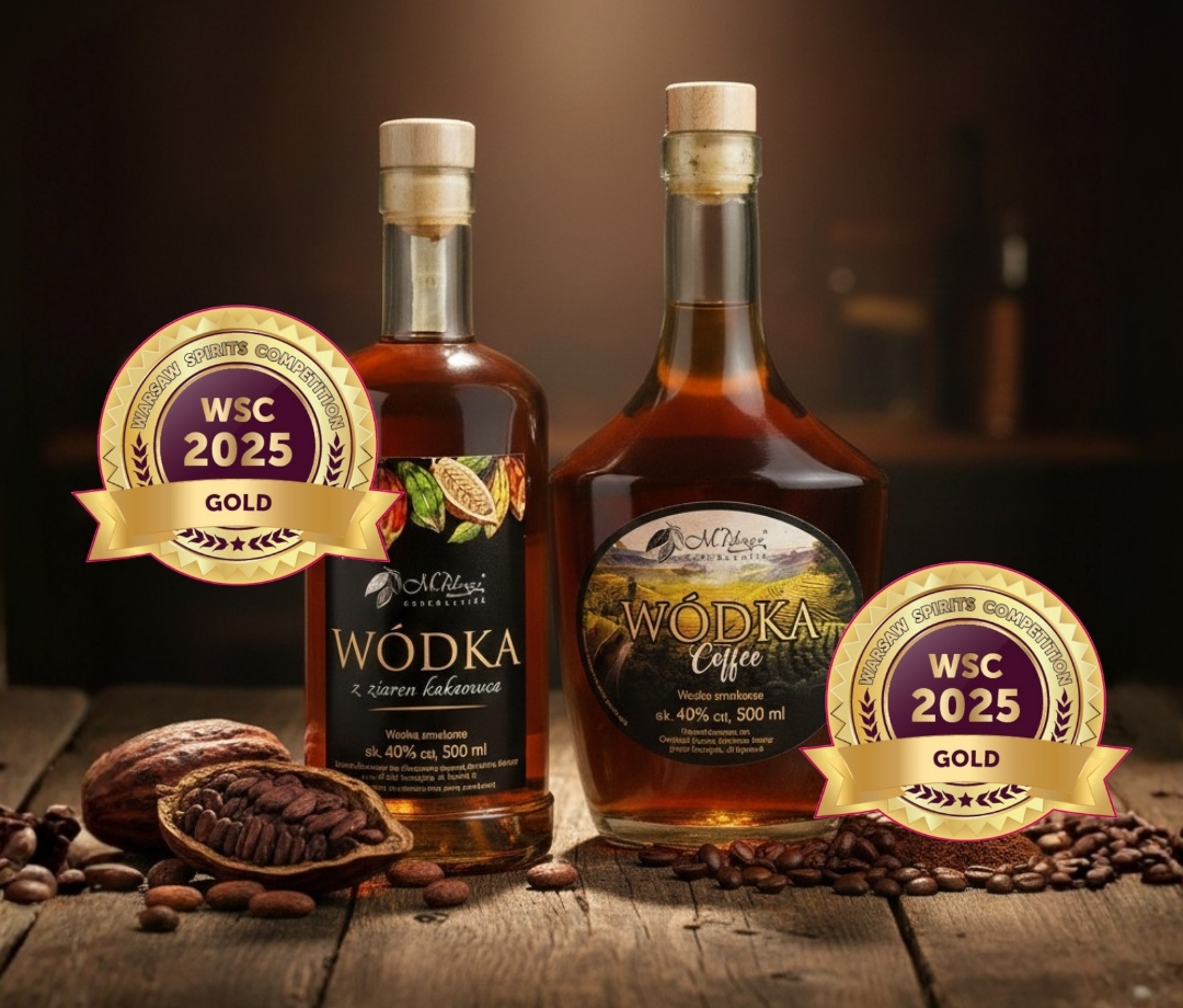 Złote medale dla alkoholi od M. Pelczar Chocolatier